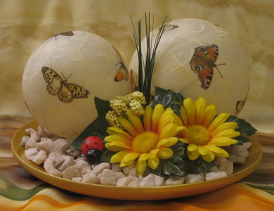 Lampe in Chamois